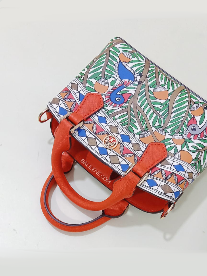 Tory Burch 64000 Robinson Printed Top Handle Mini Something Wild