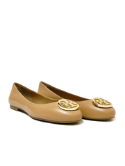 Tory Burch 64090 Benton 2 Ballet Flat Nappa Leather Blond