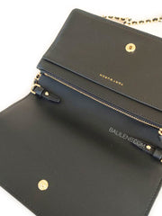    Tory-Burch-64141-Savannah-Chain-Flat-Wallet-Black-dalam1