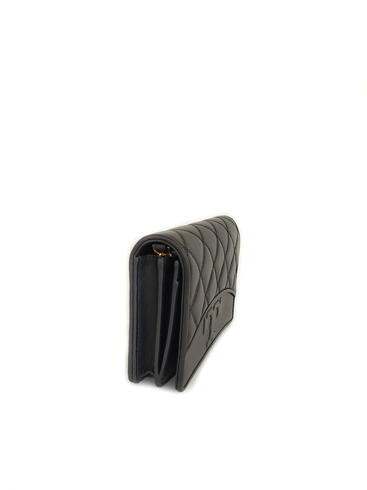 Tory-Burch-64141-Savannah-Chain-Flat-Wallet-Black-samping