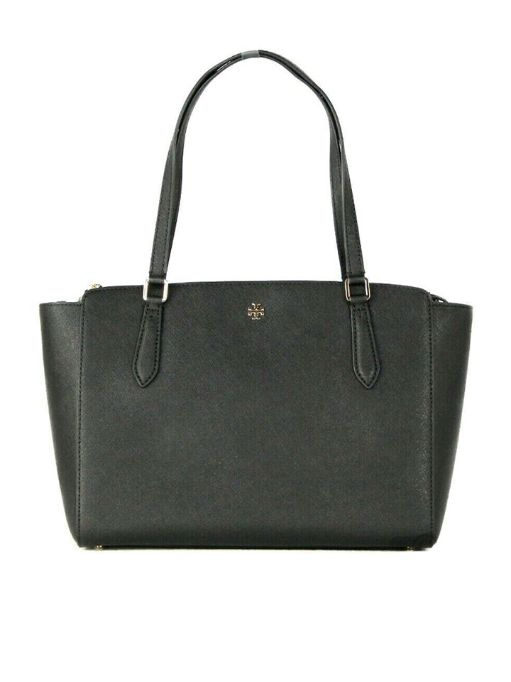 Tory Burch 64188 Emerson Small Top Zip Tote Black