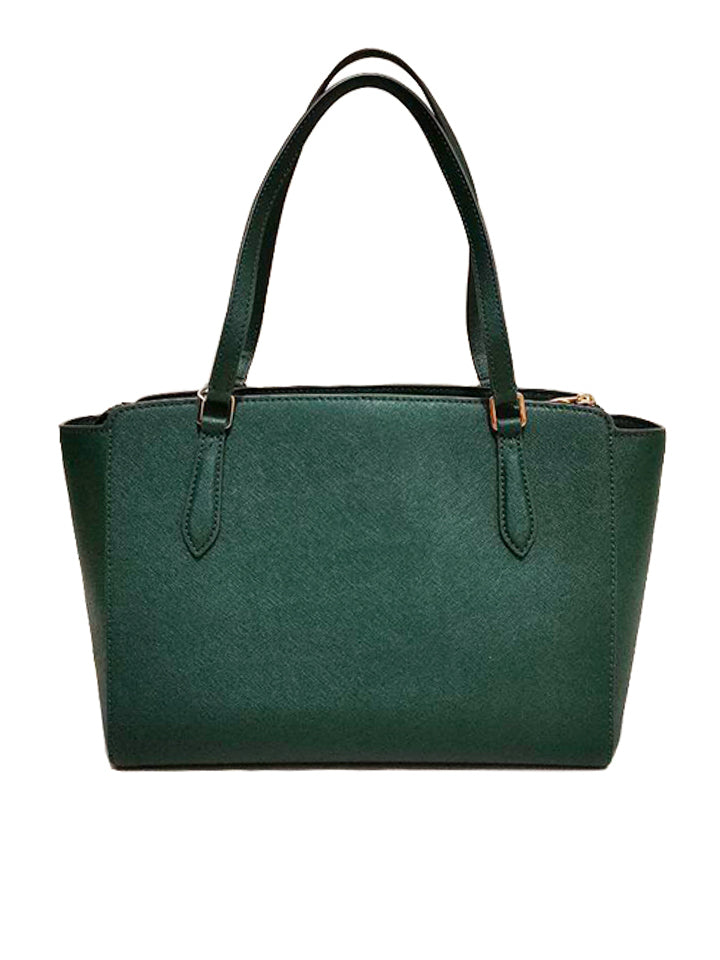 Tory Burch 64188 Emerson Small Top Zip Tote Jitney Green