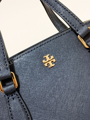 Tory Burch 64189 Emerson Mini Top Zip Tote Tory Navy