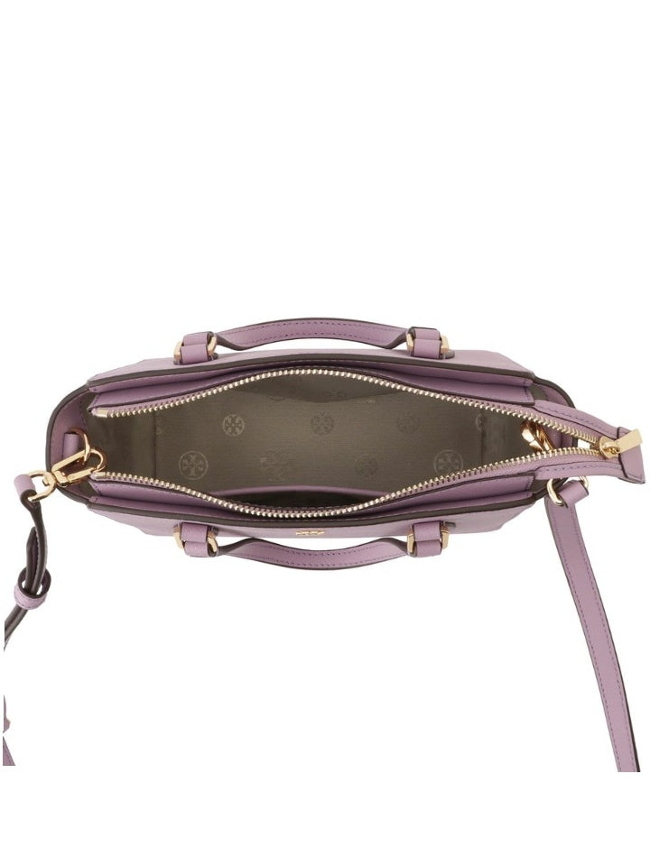 Tory Burch 64189 Emerson Mini Top Zip Tote Dusty Violet