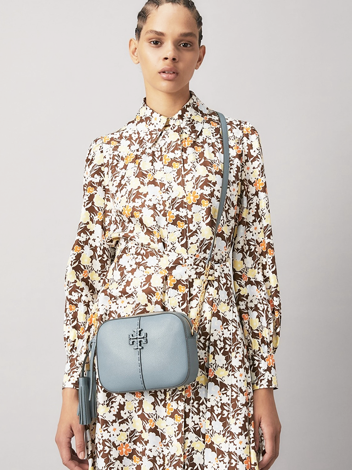 Tory Burch 64447 McGraw Camera Bag Brunnera