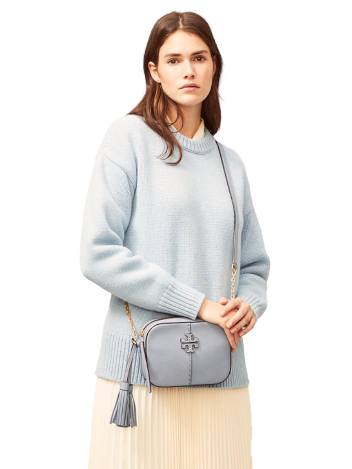 Tory Burch 64447 McGraw Camera Bag Cloud Blue