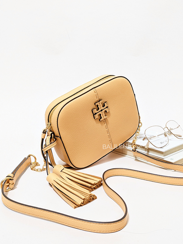 Tory Burch 64447 McGraw Camera Bag Jackfruit Balilene