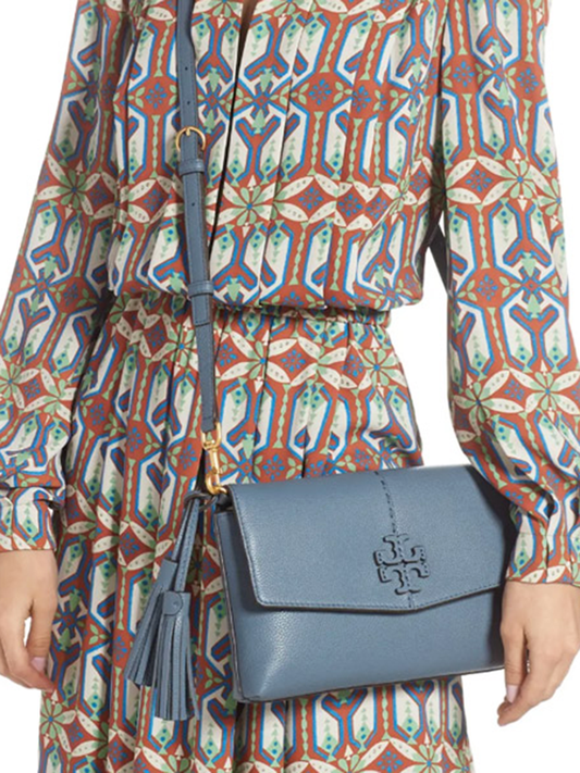 Tory Burch 64456 McGraw Crossbody Bag Brunnera