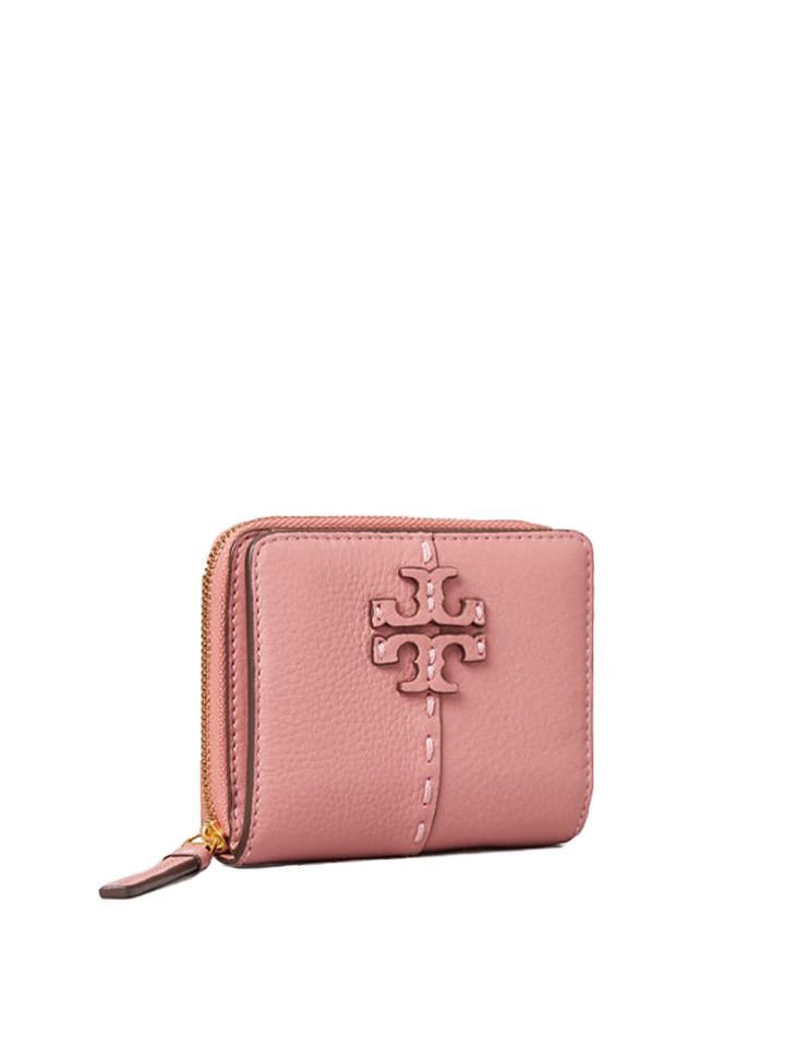 Tory Burch 64522 McGraw Bi-Fold Wallet Pink Magnolia