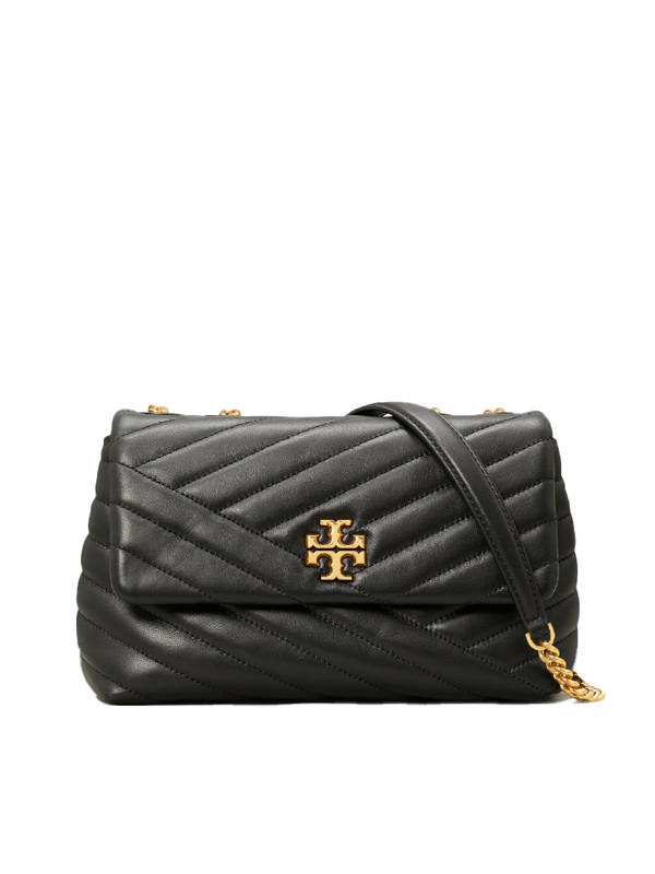 Tory Burch Pine Tree Emerson Zip Patent Leather Shoulder Bag