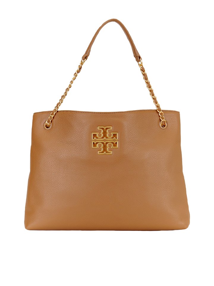 Tory Burch 67288 Britten Triple Compartment Tote Bark