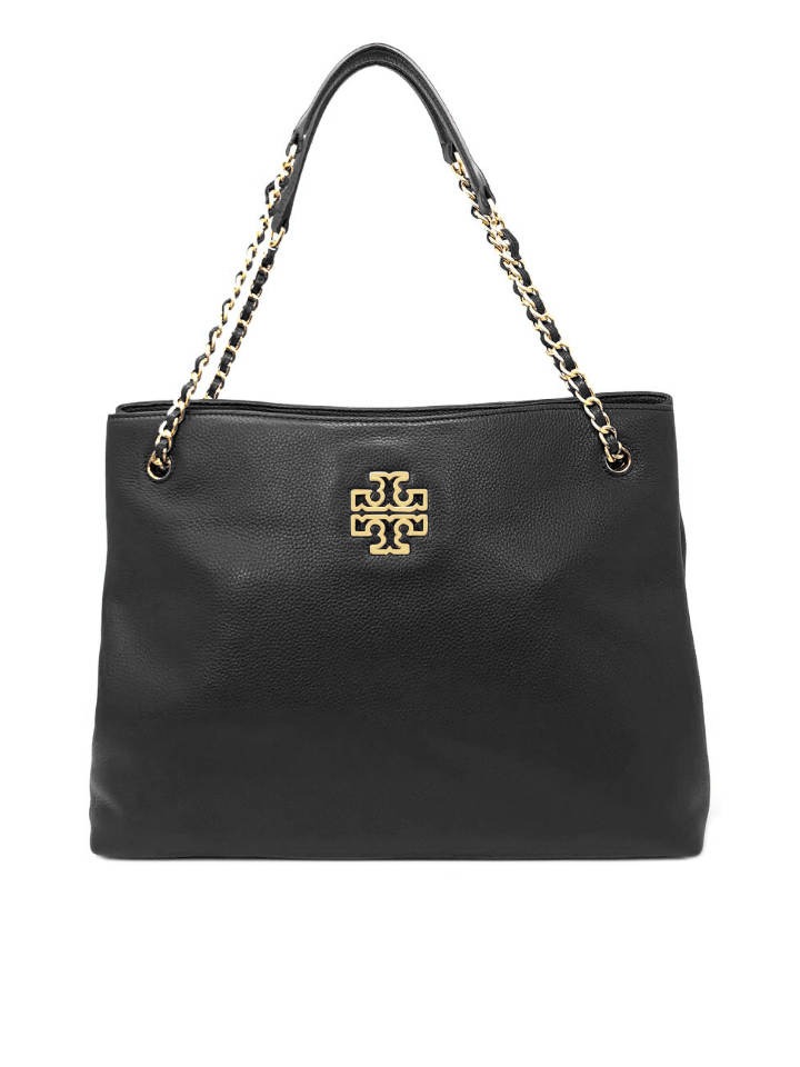 Tory Burch 67288 Britten Triple Compartment Tote Black