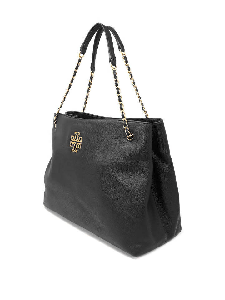 Tory Burch 67288 Britten Triple Compartment Tote Black