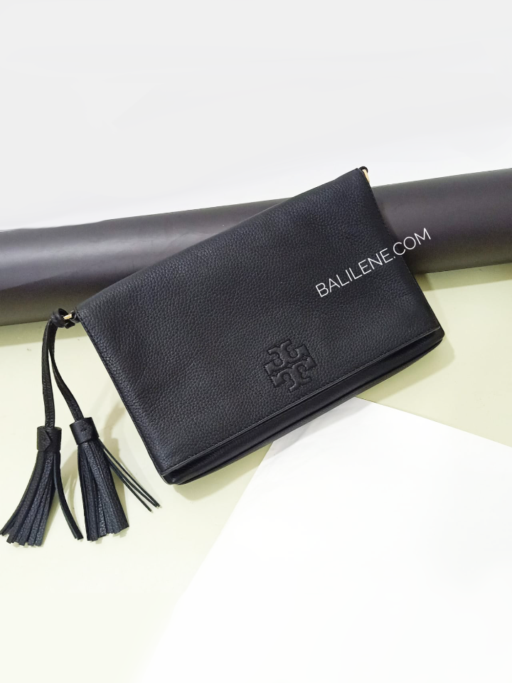 Tory Burch 67289 Thea Foldover Crossbody Black
