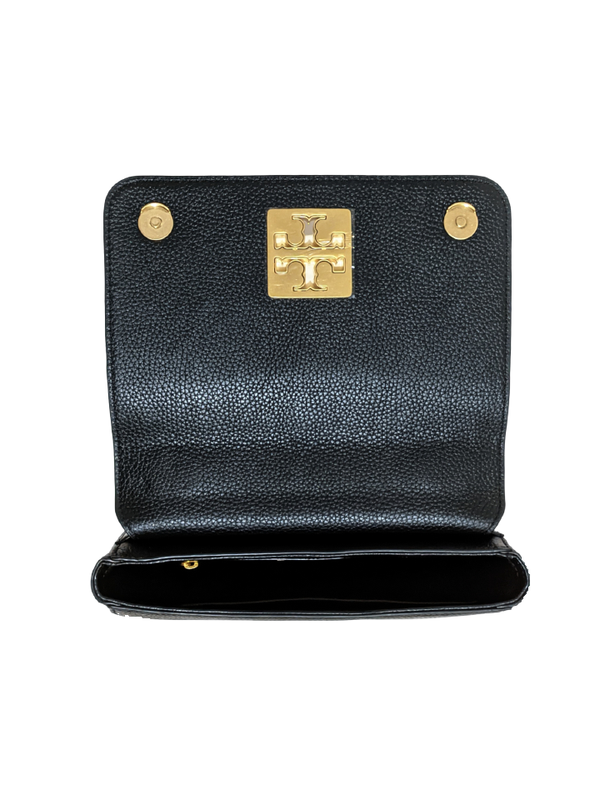 Tory Burch Britten Medium Adjustable Shoulder Bag Black Balilene