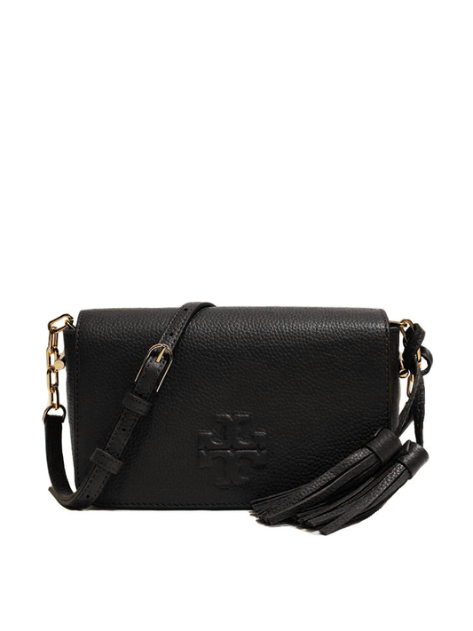 Tory Burch 67303 Thea Leather Mini Crossbody Bag Black