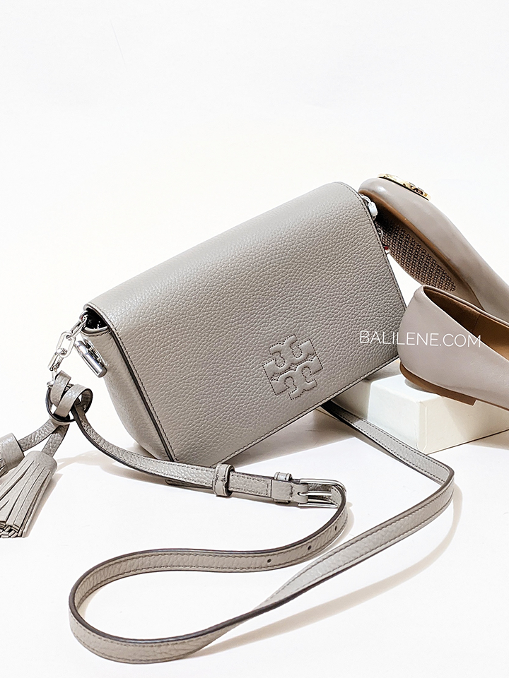 Gray tory burch purse on sale