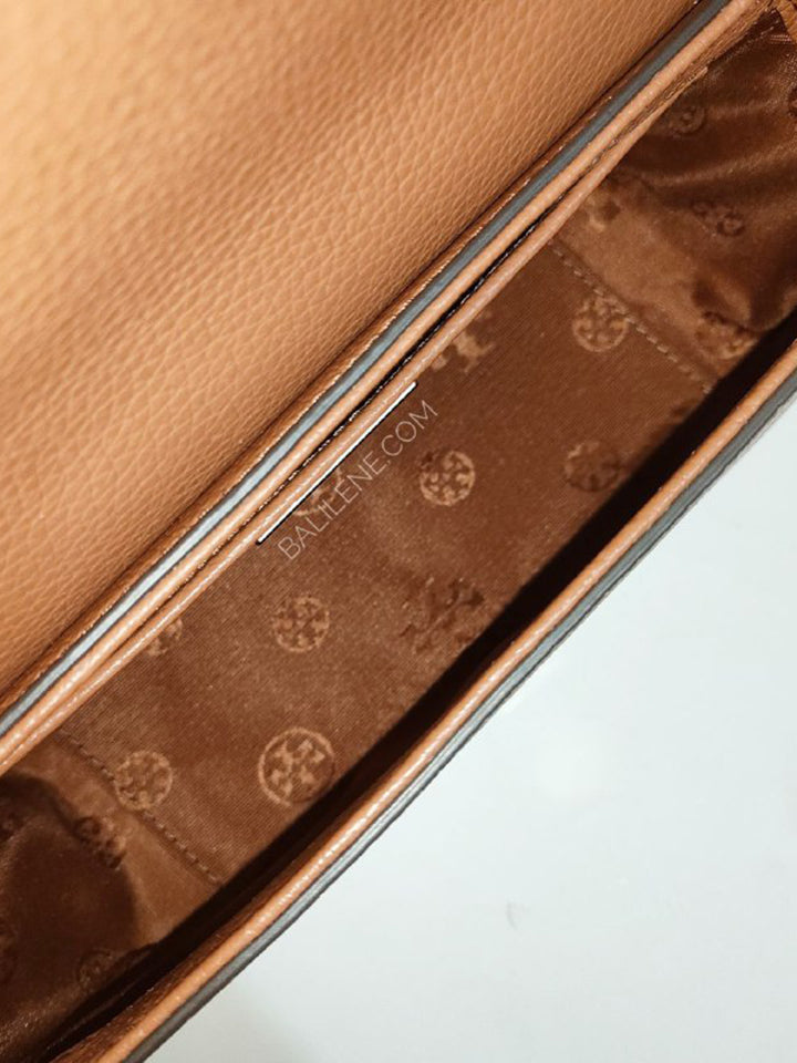 Tory Burch 67303 Thea Leather Mini Crossbody Bag Classic Tan
