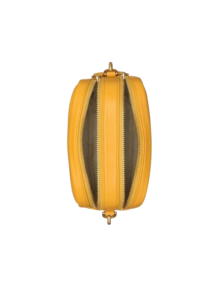Tory Burch 71815 Perry Print Double-Zip Mini Bag Daylily