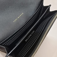 Tory Burch 52899 Emerson Chain Wallet Black