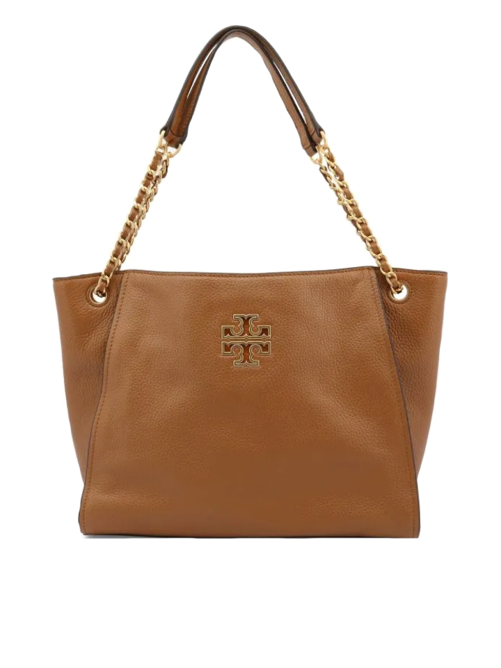 Tory Burch Britten Small Slouchy Tote Moose