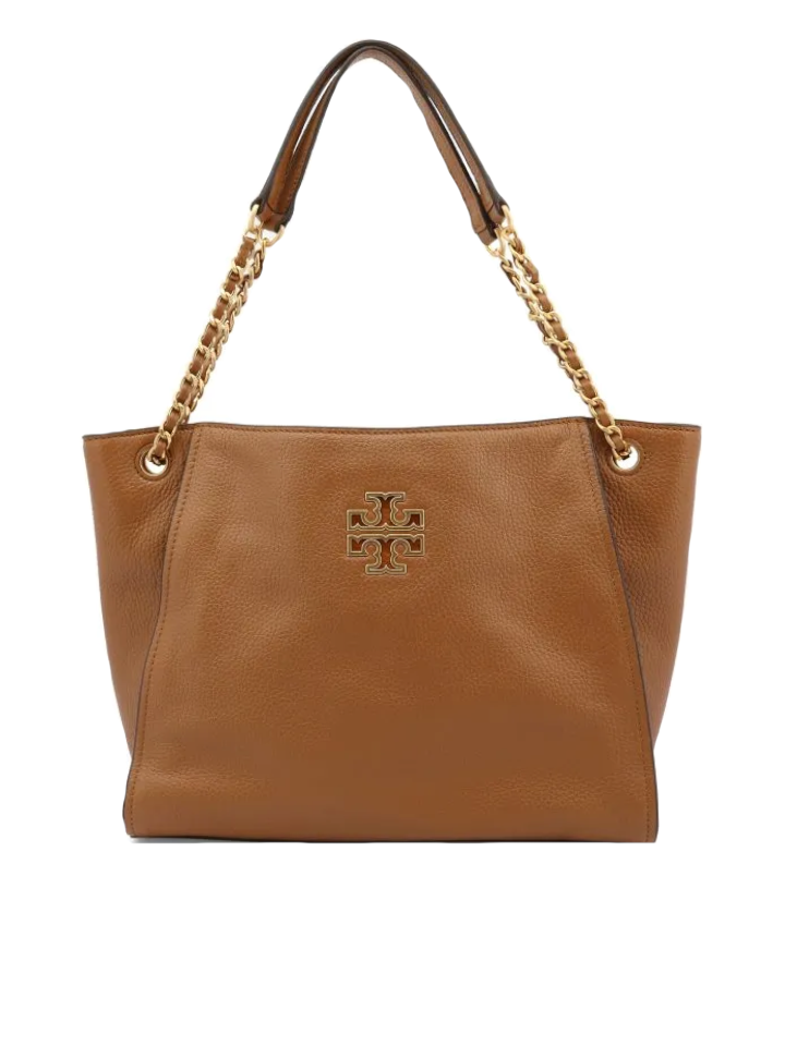 Tory Burch Britten Small Slouchy Tote Moose Balilene