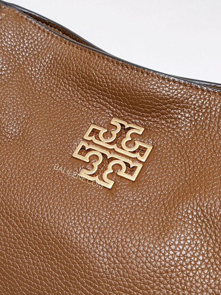 Tory Burch Britten Small Slouchy Tote Moose