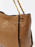 Tory Burch Britten Small Slouchy Tote Moose