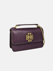 Tory Burch 73509 Britten Mini Top Handle New Plum