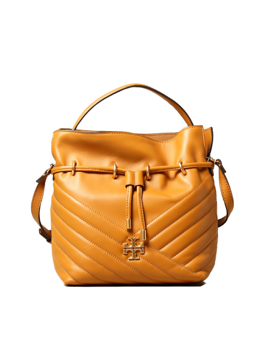 Tory Burch 73561 Kira Chevron Mini Bucket Bag Squash