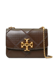 Tory Burch 73590 Eleanor Diamond Quilted Convertible Shoulder Bag Cold Brew