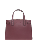 Tory Burch 73625 Walker Small Satchel Dark Rhubarb/Dark Gold