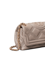 Tory Burch 73867 Fleming Soft Mini Convertible Shoulder Bag Gray Heron