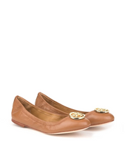 Tory Burch 74182 Benton 2 Travel Ballet Royal Tan