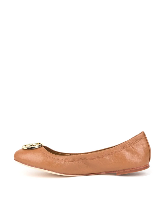 Tory Burch 74182 Benton 2 Travel Ballet Royal Tan