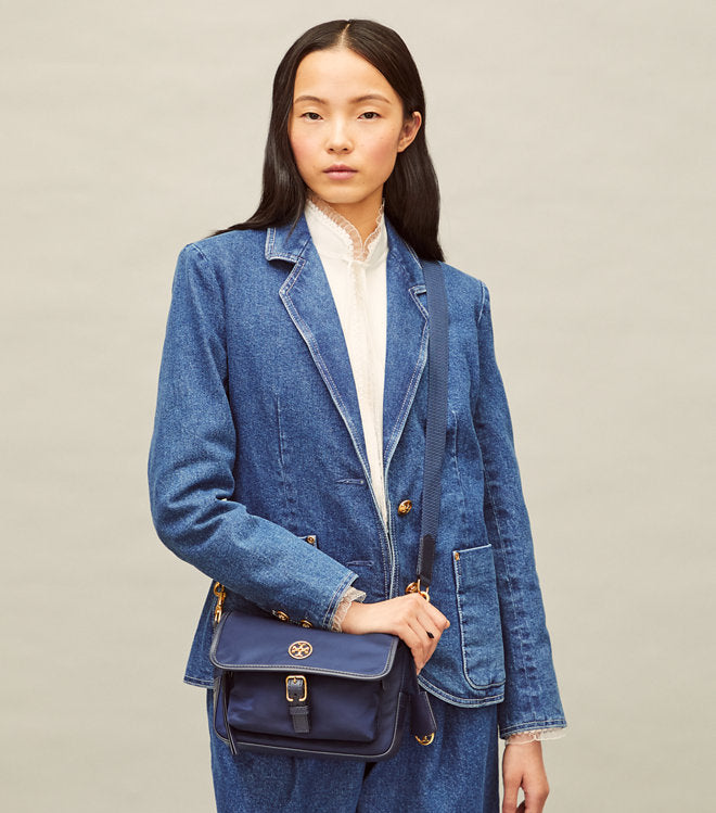 Tory Burch 74651 Piper Crossbody Royal Navy