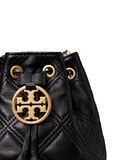 Tory Burch Fleming Soft Mini Bucket Bag Black