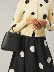 Tory Burch 74956 McGraw Small Bucket Bag Black
