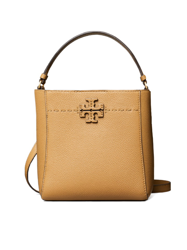 ☆☆Tory Burch☆☆ 24FW McGraw Small Bucket Bag Tiramisu 158 Tory Burch MCGRAW SMALL BUCKET BAG 74956 227 TIRAMISU | eBay