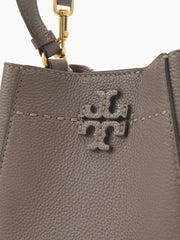 Tory Burch 74956 Mcgraw Small Bucket Bag Silver Maple