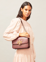 Tory Burch 75003 Eleanor Convertible Shoulder Bag Claret
