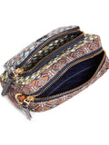 Tory Burch 75210 Piper Printed Mini Bag Gemini Medallion Ribbon