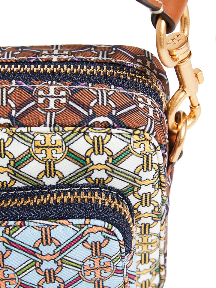 Tory Burch 75210 Piper Printed Mini Bag Gemini Medallion Ribbon