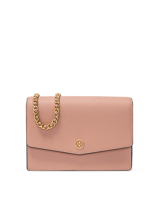 Tory Burch 75247 Robinson Mini Shoulder Bag Pink Moon
