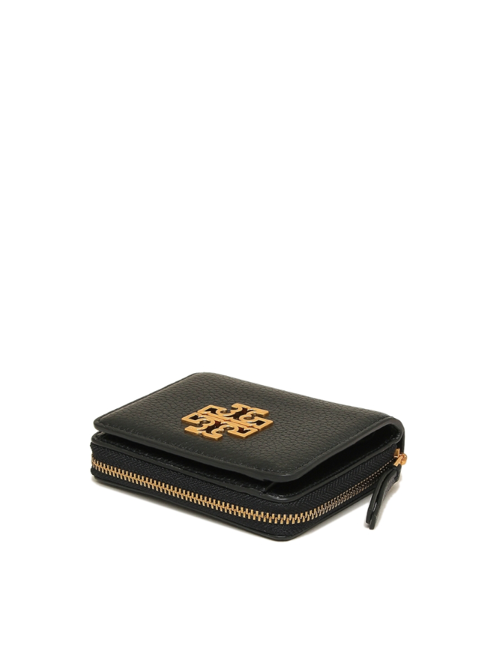 Tory Burch 75400 Britten Mini Wallet Black