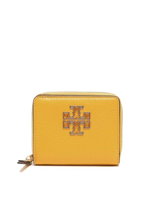 Tory Burch 75400 Britten Mini Wallet Golden Curry