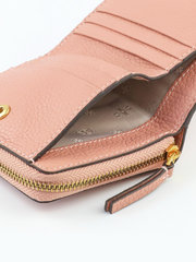 Tory Burch 75400 Britten Mini Wallet Pink Moon