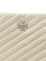 Tory Burch 75450 Kira Chevron Quilted Leather Tote In New Cream