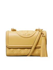    Tory-Burch-75576-Fleming-Small-Convertible-Shoulder-Bag-Beeswax-Yellow-Balilene-depan