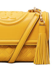 Tory Burch 75576 Fleming Small Convertible Shoulder Bag Golden Crest